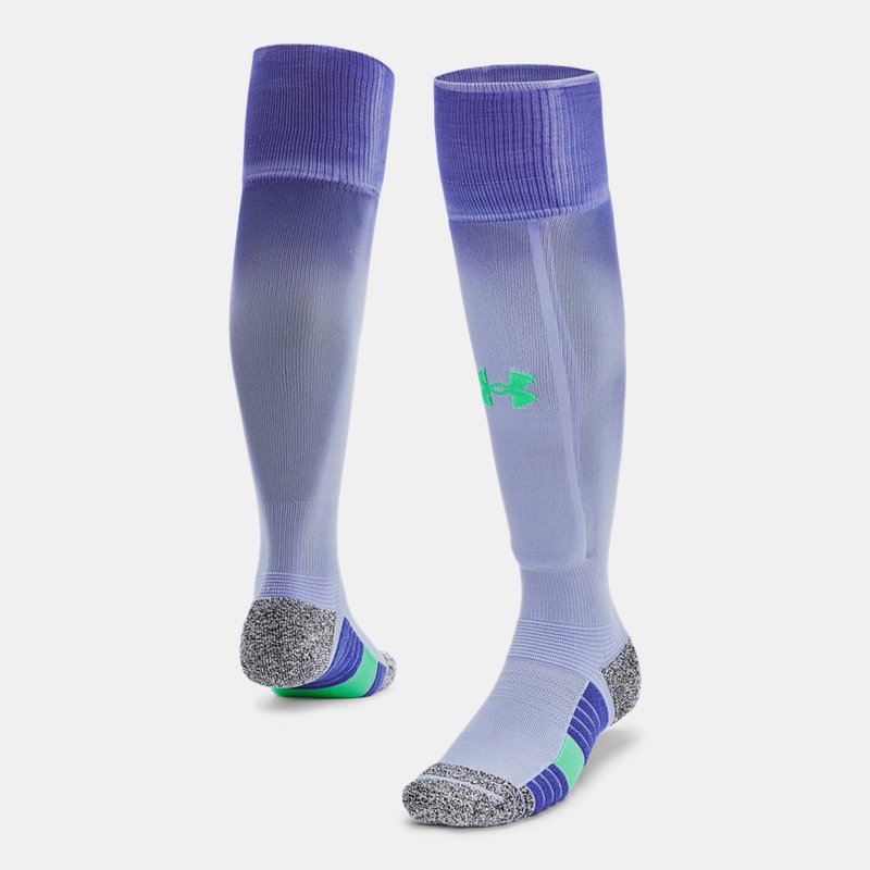 Unisex Under Armour Magnetico Pocket Over-The-Calf Socks Celeste / Starlight / Vapor Green M
